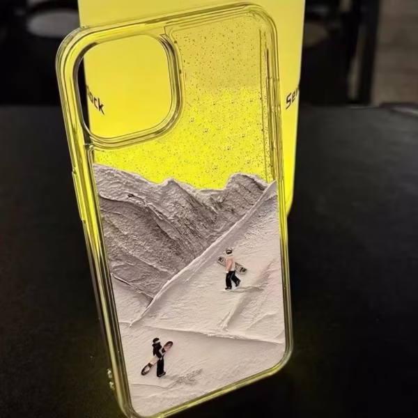 Skiing Boy Sand-Flow - Image 3