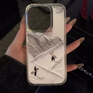 Skiing Boy Sand-Flow