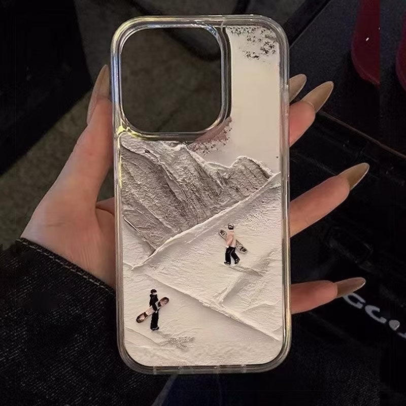 Skiing Boy Sand-Flow