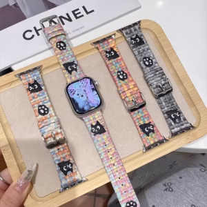 Creative Cat Knitted Embroidered Strap