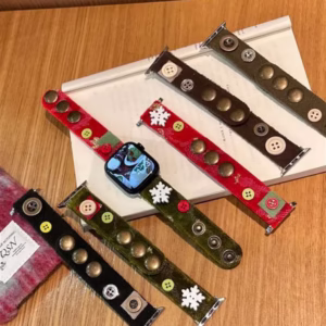 Creative Christmas Snowflake Fuzzy Strap