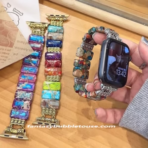 Bohemian Stone Elastic Strap