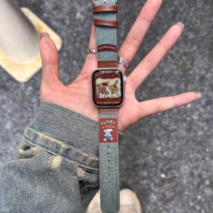 Creative Autumn/Winter Denim Illustration Strap