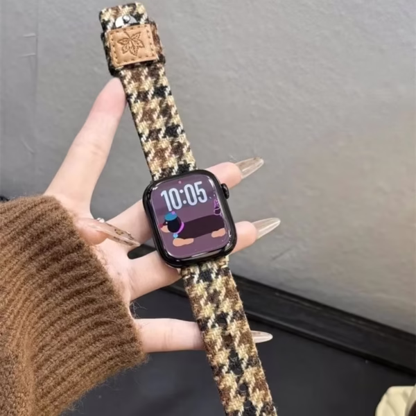 Autumn and Winter Woolen Plaid Strap - Image 2