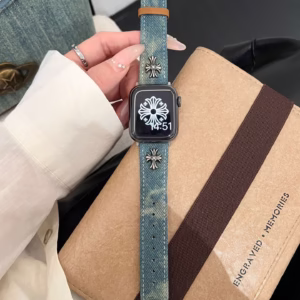 Tie-Dye Denim Strap