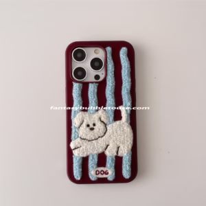 Embroidered Stripe Puppy