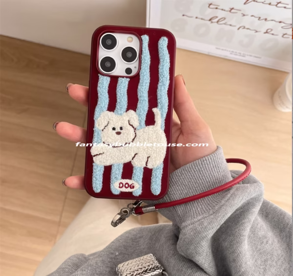 Embroidered Stripe Puppy - Image 5