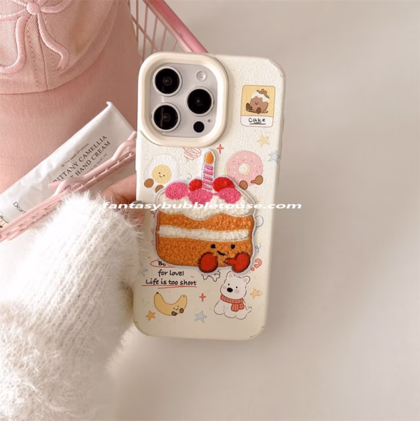 Leatherette Embroidered Mini-Cake - Image 2