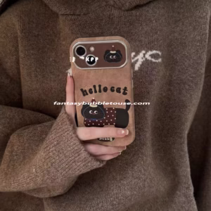 Cartoon Leather-Texture Cats & Dogs