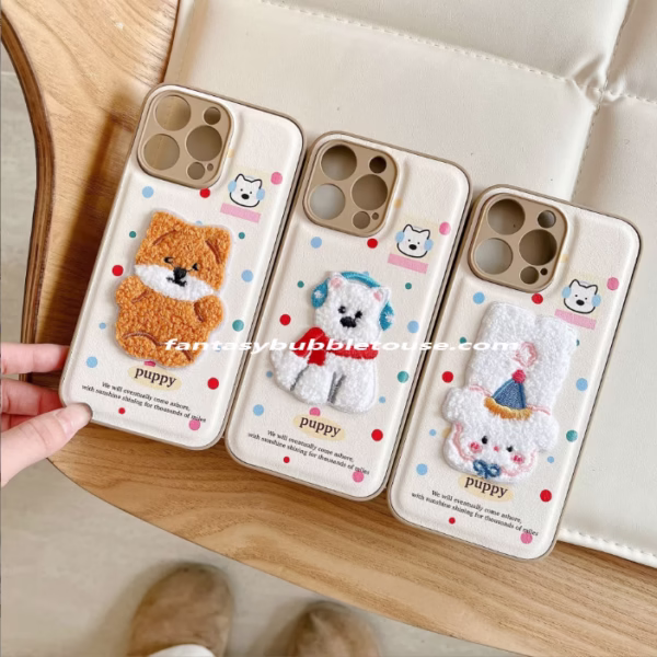 ins-style precision-hole air-cushioned plush bear and dog