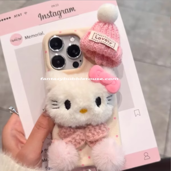3D Fuzzy Hat KT Cat - Image 7