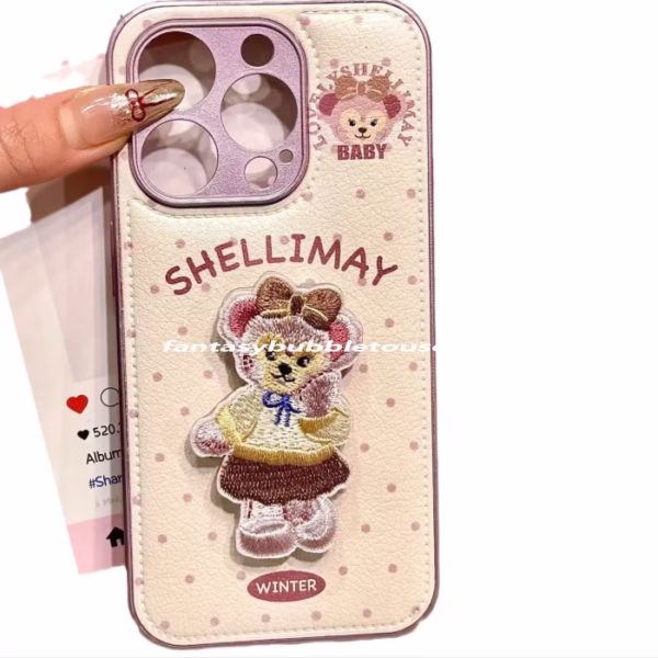 Cartoon Leather Shirley Mei Phone Case - Image 4