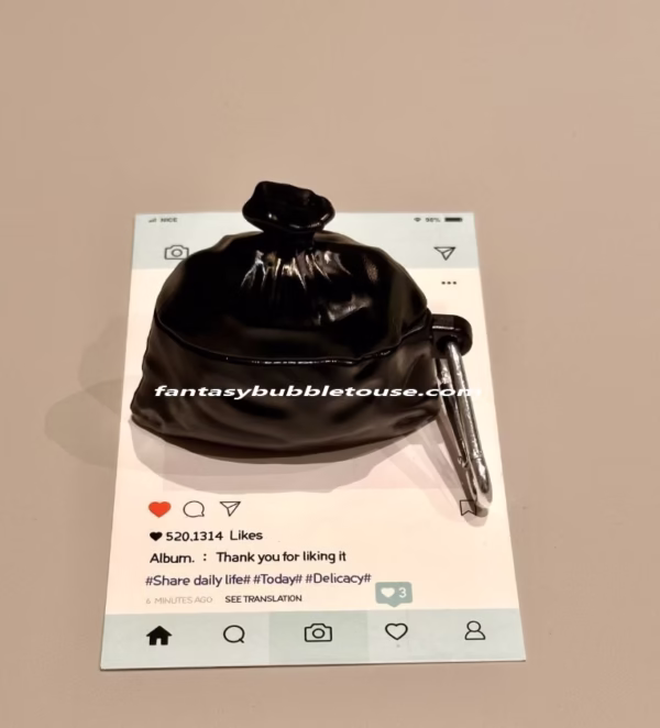 Black Garbage Bag