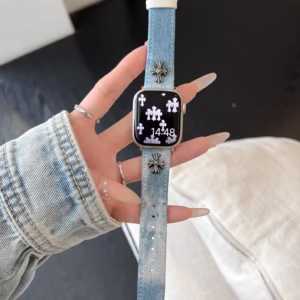 Tie-Dye Denim Strap