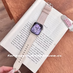 Embroidered Denim Patchwork Strap