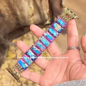 Bohemian Stone Elastic Strap