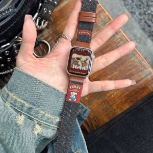 Creative Autumn/Winter Denim Illustration Strap