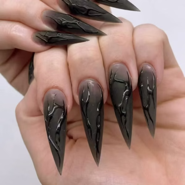 Halloween Dark and Cool Press-On Nails