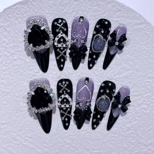 Y2K Spicy Girl Edgy Press-On Nails