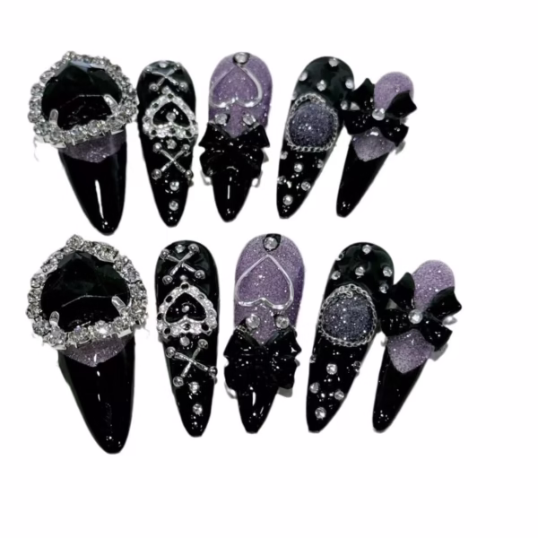 Y2K Spicy Girl Edgy Press-On Nails - Image 3