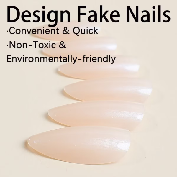 Minimalist Metallic Press-On Nails - Image 3