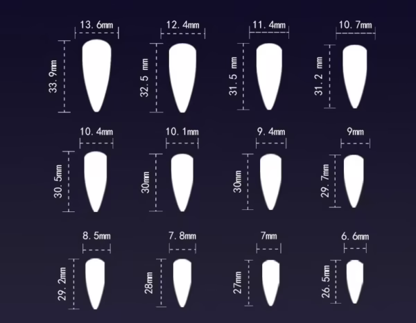 3D Halloween Purple Press-On Nails - Image 5