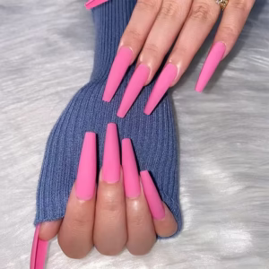 Minimalist Solid Color Matte Press-On Nails<span> - </span>D