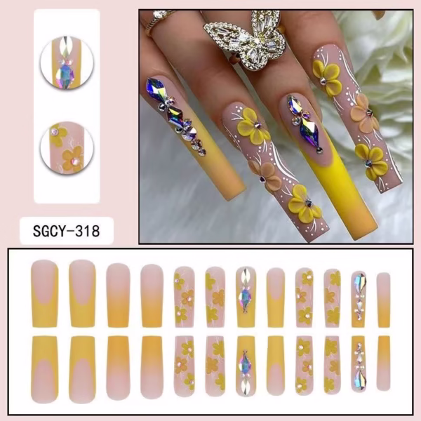 Summer Luxury Press-On Nails - Image 6