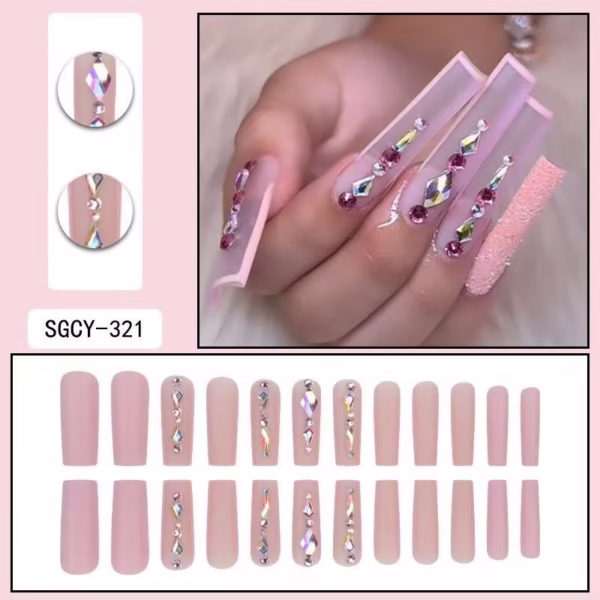 Summer Luxury Press-On Nails - Image 5
