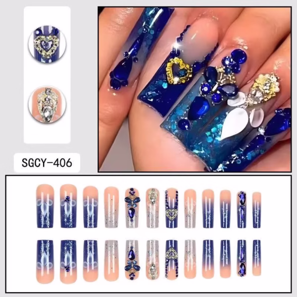 Summer Luxury Press-On Nails - Image 3